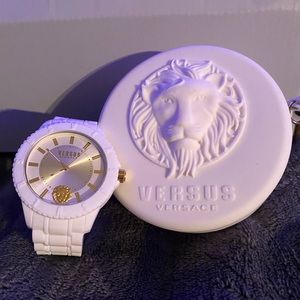 Versace watch and watch case